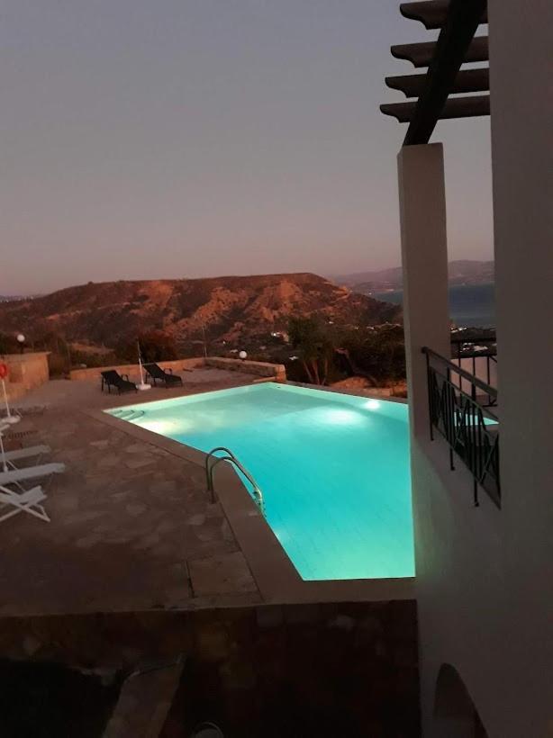 Island Villa Agia Galini  Bagian luar foto