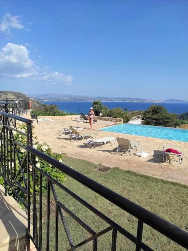 Island Villa Agia Galini  Bagian luar foto